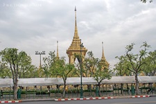 Das Krematorium für König Bhumibol Adulyadej auf dem Sanam Luang. Es stand nur für die Verbrennungszeremonie und wurde dann auch direkt wieder abgerissen.